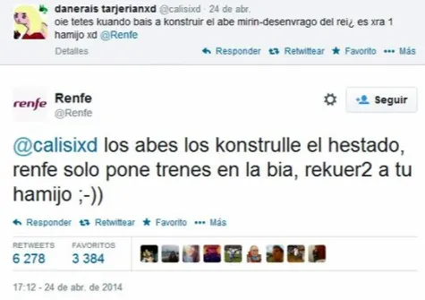 tweet faltas de ortografía